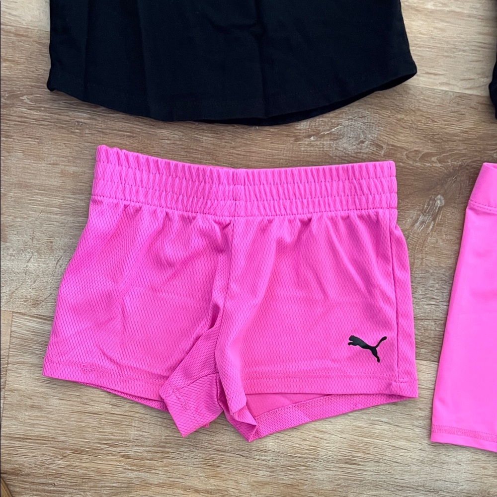 Puma Girls' Black and Pink Activewear Collection - Picture 6 of 10